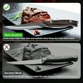 thumbnail image 3 of Steak Knives Set Of 6, 5 Inch Non-serrated Steak Knives, Stainless Steel Steak Knife Set with Wooden Handle, Razor-Sharp Dinner Knives with Gift Box (6), Birthday Father's Day Christmas Gift Idea Men, 3 of 7