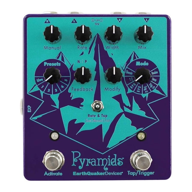 Pedal de efectos para guitarra Earthquaker Devices Pyramids Flanger