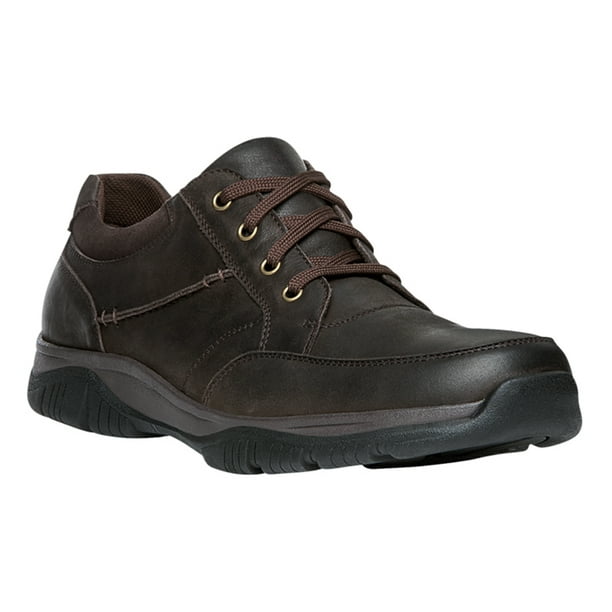 Propet - Propet Men's Devan Casual Shoes Brown Leather Mesh 9.5 XXW ...
