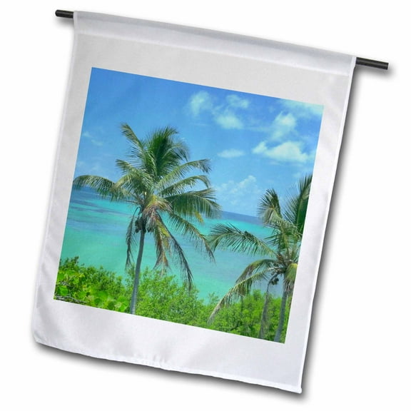 3dRose, Florida Key Perfection, 12 x 18 inch Garden Flag
