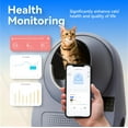 thumbnail image 5 of CATLINK Automatic Cat Litter Box Self Clean, Multiple Cats Health Track,  Large Cat Litter Box Automatic, App Control, with Waste Bags, Gray, 5 of 9