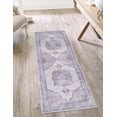 thumbnail image 3 of Unique Loom Mangata Collection Area Rug - Mariah (2' 7" x 13' Runner Ivory and Gray/Black), 3 of 11