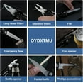 thumbnail image 4 of Outdoor 25-In-1 Mini Multitool plier,Portable EDC Gear with Safety Locking,Nylon Sheath,All-in-One Utility for Camping Hiking Survival,Birthday/Christmas Gifts for Dad Husband Boyfriend - silver, 4 of 6
