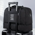 thumbnail image 1 of Large Capacity Fashion Travel Bag For Unisex Weekend Solid Color Handbag Wet And Dry Separation Travel Carry On Bags Black L, 1 of 6