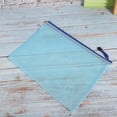 thumbnail image 1 of PVC Zipper Pouch, Document Bag, Storage Bags, Maps For Documents Light Blue,Light Pink, 1 of 8