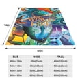 thumbnail image 5 of Cartoon Wings Of Fire Dragon Soft Lightweight Bed Blankets Plush Fuzzy Cozy Blanket Microfiber Throw Blanket For Couch, 5 of 9