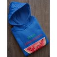 thumbnail image 3 of Buon Ferragosto Watercolor Melon Hoodie Toddler -Image by Shutterstock,  2 Toddler, 3 of 4