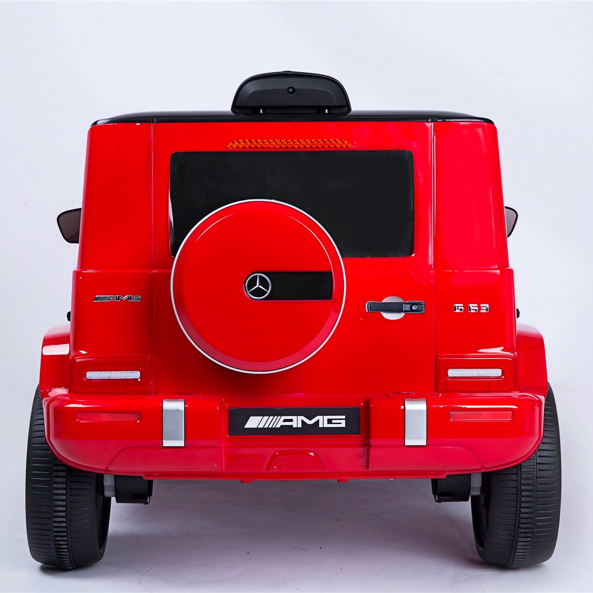 licensed Mercedes-Benz G63 Kids Ride On Car,kids Electric Car with Remote Control 12V licensed children car Motorized Vehicles for Girls,Boys,gift , Music, Horn, Spring Suspension, Safety Lock