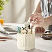 TACILIP Office Supplies, Pen Organizer 360 Degree Rotating Pen Organizer for Desk 8 Slots Desk Organizer Cute Office Desk Supplies Desk Pencil Organizer, Mom Gifts