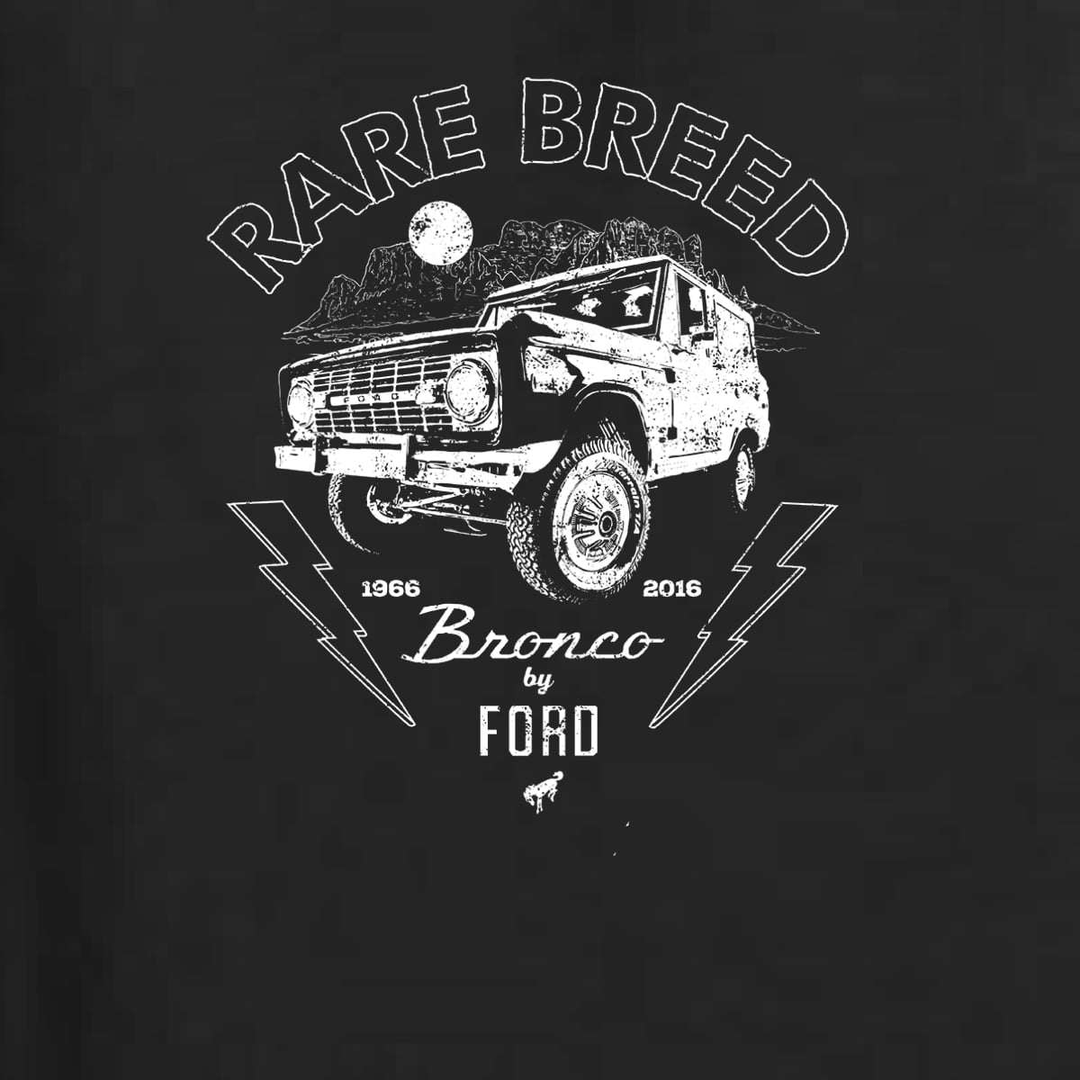 Wild Bobby Rare Breed Ford Bronco Men Long Sleeve Shirt