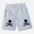thumbnail image 1 of Bermuda Casual Sportiva Algodón Calavera Estampada Simple, 1 of 1