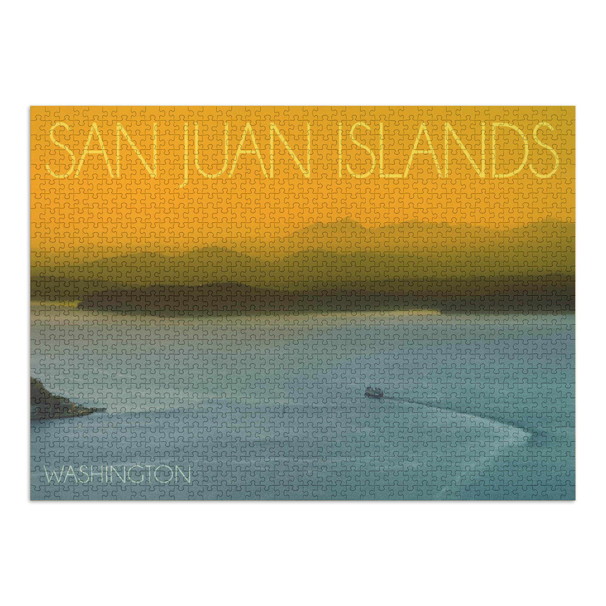 San Juan Islands, Washington, Sunset (1000 Piece Puzzle, Size 19x27, Challenging Jigsaw Puzzle for Adults and Family, Made in USA) - image 2 of 4