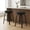 Black, variant on AILUNWALL Swivel Bar Stools Set of 2, 30" Bar Height Backless Fabric Upholstered Seat with