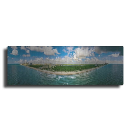 Luxe Metal Art 'Beautiful Fort Lauderdale, Florida' by Luxe Portfolio, Metal Wall Art, 36"x12"