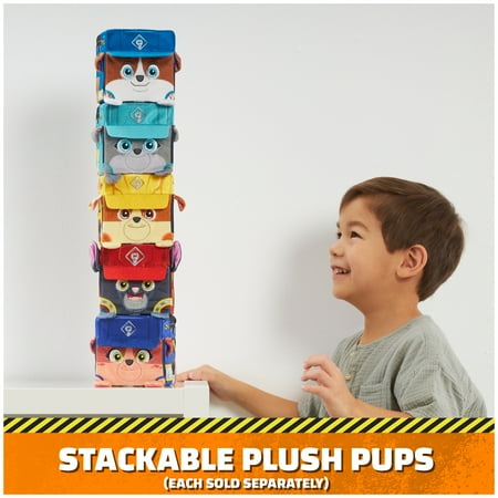 Rubble & Crew, Mix, 4-Inch Cube-Shaped Plush Toy for Kids Ages 3+