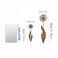 thumbnail image 3 of Rusted Dandelion Garden Stake, Natural Rusty Metal Yard Art Outdoor Patio Lawn Decor, 3 of 4