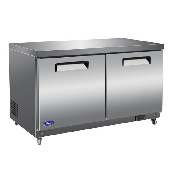 Valpro VPUCF60 61" W Undercounter Freezer w/ (2) Sections & (2) Doors, 115v