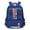 czb# Blue228, variant on CUZIBR Boys Backpack Letter Print Striped Mesh Side Water Bottle Pockets British Style Large Capacity Casual Daypack Adjustable Padded Shoulder Straps Primary Students Bookbag