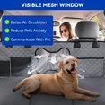 thumbnail image 5 of Dog Hammock for Car with Hard Bottom，60* 30 * 21“ Dog Car Seat Cover for Back Seat Waterproof for Cars/SUV, Gray, 5 of 7