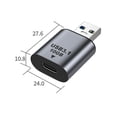 thumbnail image 3 of Adaptador de transferencia de datos de carga USB3.1 Gen 2 (USB 3.1 macho a tipo C hembra), 3 of 4