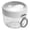 Z-White, variant on Insulated Vacuum Food Jar with Dustproof Cover & Foldable Spoon Round Soup Thermo for Hot Food Leakproof Lunch Container Perfect for Soup, Porridge, Oatmeal, Salad, Microwave Safe(White,4.3x3.6")