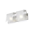 thumbnail image 2 of Z-Lite Zephyr 2 Light Vanity Light in Brushed Nickel, 2 of 4