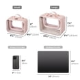 thumbnail image 4 of Neceser GRANNY SAYS, aprobado por la TSA, transparente, impermeable, rosa, 4 of 9