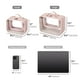 thumbnail image 4 of Neceser GRANNY SAYS, aprobado por la TSA, transparente, impermeable, rosa, 4 of 9