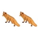 thumbnail image 3 of Toy de Modelo Fox, Herramienta de Aprendizaje Decoración del Hogar Fox Figura 2pcs Toy Educational Toy Pvc para el Hogar, 3 of 7