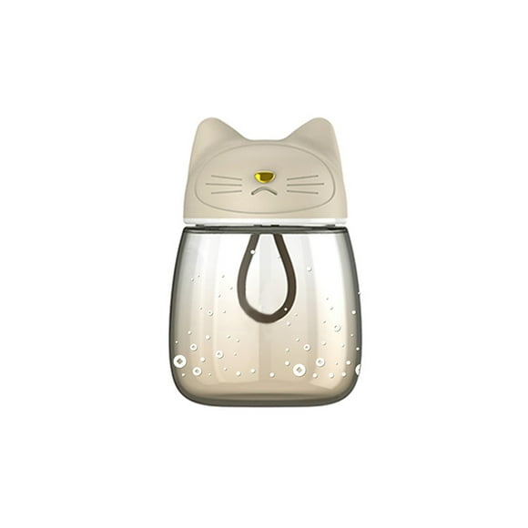 Bewildely Taza de cristal con tapa, hervidor de agua para acampar en casa, dormitorio, 300ml, botella de dibujos animados de estilo japonés, regalo para Cocina y Comedor Albaricoque Bewildely HA066905-01
