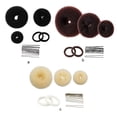 thumbnail image 3 of tamizeot Kit de Chignon Accessoires de Coiffure Haute Élasticité Fournitures Anniversaire Marron, 3 of 6