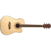 Oscar Schmidt OG1CE-A-U 0.75 in. Natural Acstic Electric Dreadnought Guitar