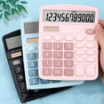 thumbnail image 6 of 12-Digit Large Screen Desktop Calculator with Dual Power, Auto Shut-Off, and Clear Display - Ideal for Office, Home, and School Use (UK Layout), 6 of 6