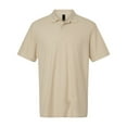 thumbnail image 5 of Gildan Men's Softstyle Pique Polo Shirts, Polos 100% Ring-Spun Cotton Short Sleeve Golf Polo Shirt, Sand M, 5 of 5