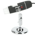 thumbnail image 2 of Microscopio digital con interfaz USB 500X, microscopios electrónicos ajustables con 8 LED y soporte, 2 of 5
