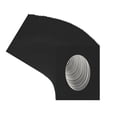 thumbnail image 3 of Black Suede Picture Frame Mat for 6x8 Frames - Oval Opening for 4x5 Photos - 50 Mats, 3 of 7