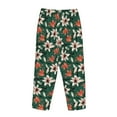 thumbnail image 5 of Daiia Lilies Flowers Women's Sleep Pant with Pockets and Drawstring,Pajama Pants-Medium, 5 of 9