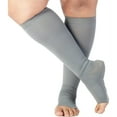 6XL Plus Size Unisex Compression Knee High Stockings 2030mmHg Wide