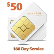 $50 Prepaid SIM Card for GSM GPS Tracker Pet Senior Kid Child Car Smart Watches