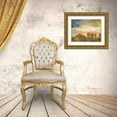 thumbnail image 3 of Marcon, Michael 32x25 Gold Ornate Wood Framed with Double Matting Museum Art Print Titled - Standing in the Wind I, 3 of 4