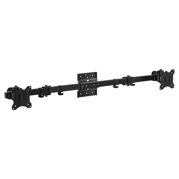 Soporte de pared para dos monitores WALI 012ARM-38 para 17-38" negro