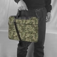 thumbnail image 5 of Lsque Green Snake Skin Pattern Laptop Bag – Portable & Slim Single-Shoulder Computer Case with Adjustable Strap, Protective, Lightweight for 13”/14”/15.6” Laptops, 5 of 8
