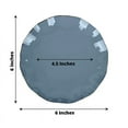thumbnail image 4 of 10 Ocean Blue 6" Round Disposable Salad Dinner Plastic Plates Gold Wavy Trim Wedding Party Tableware, 4 of 5
