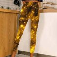 thumbnail image 2 of Goodeals Reduced,Sequin Leggings for Women Sparkle Glitter Print Yoga Pants High Waisted Running Workout Legging Tummy Control No See-Through Yoga Pants(Multicolor,L), 2 of 5