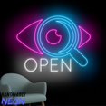 thumbnail image 2 of Handmadetneonsign Optometry Clinics Open Neon Sign, Optometrist Led Sign, Optometry Clinic Hospital Wall Art Decor 77129, 2 of 5