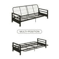 DHP Miles Metal Futon Frame, Black