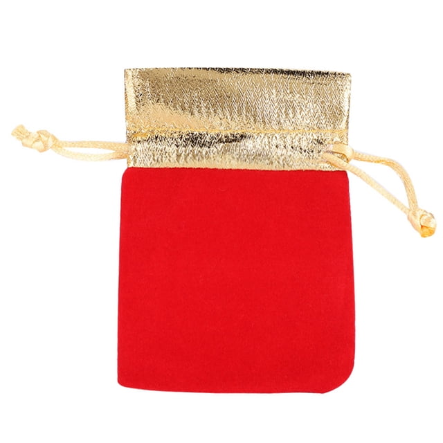 50pcs Small Drawstring Bags,Velvet Cloth Material Jewelry Bags Drawstring Gift Pouches with Simple Drawstring Designs No Easy to Break or Deformation,Suitable for Kinds of Gifts