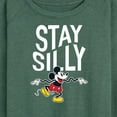 thumbnail image 3 of Mickey & Friends - Stay Silly - Women's Lightweight French Terry Long Sleeve Shirt, 3 of 5