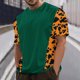 thumbnail image 2 of Camisetas de Manga Larga para Hombres, Camiseta Deportiva de Impresión Casual de Nueva Moda, Blusa de Cuello Redondo de Manga Corta, 2 of 9