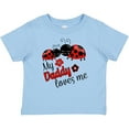 thumbnail image 3 of Inktastic My Daddy Loves Me with Cute Ladybugs Boys or Girls Baby T-Shirt, 3 of 5